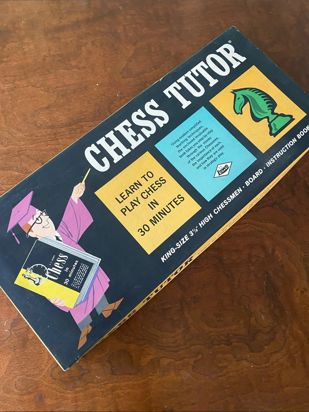 Chess Tutor Vintage Board Game 1960s complete set